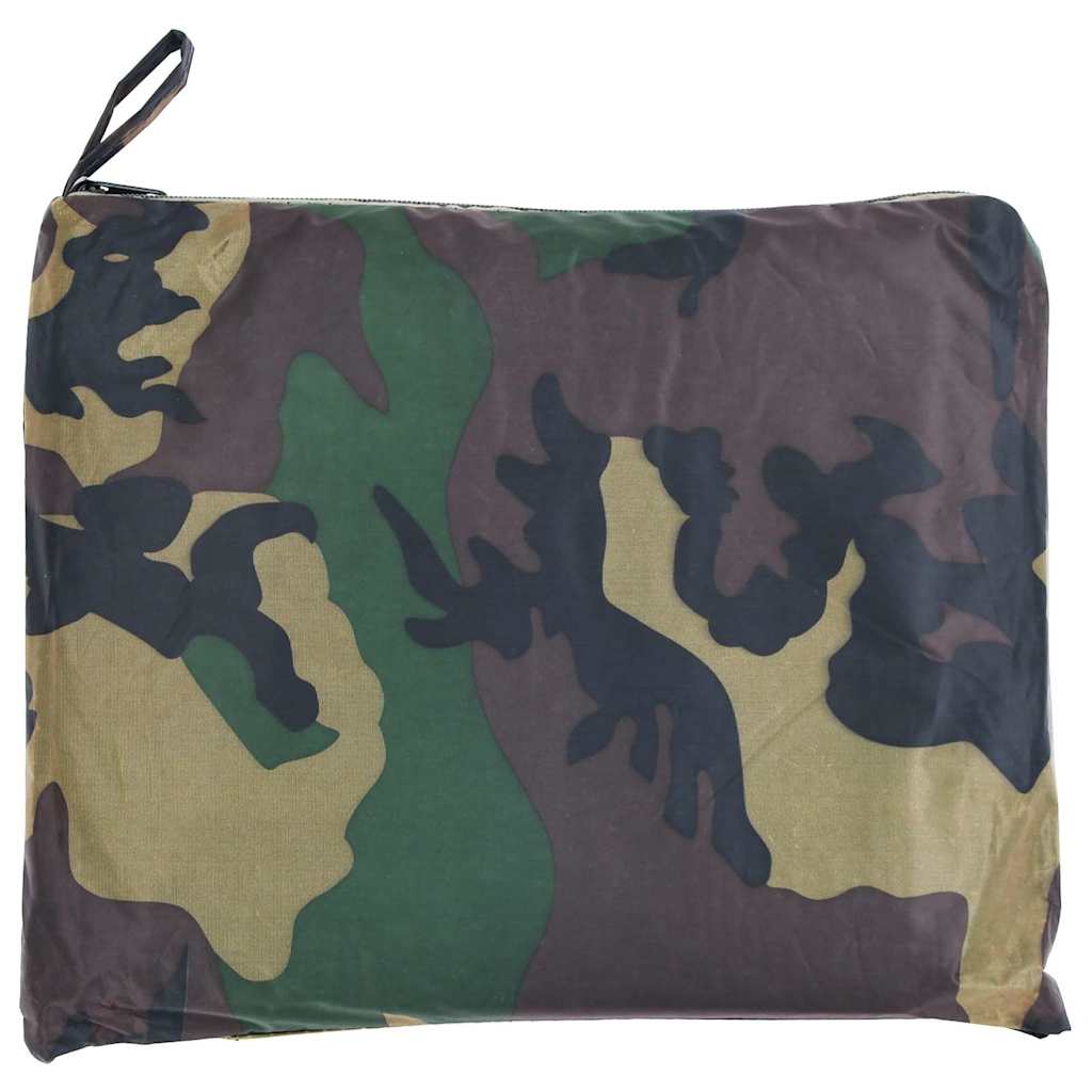 vidaXL Regnponcho i kamouflage