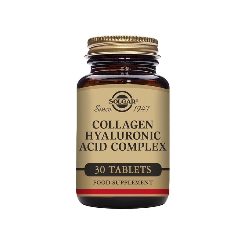Solgar Collagen Hyaluronic Acid Complex, 30 tabletter