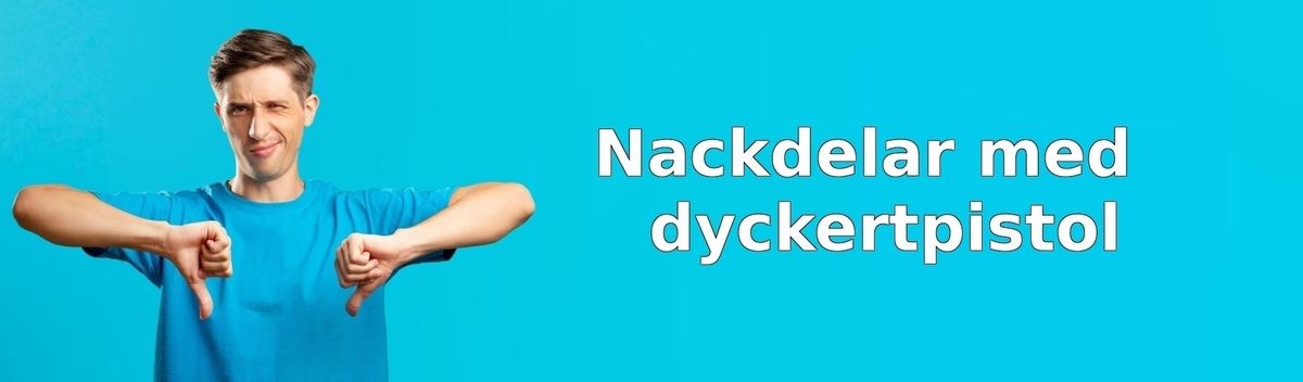 Tänk på detta innan du köper en dyckertpistol