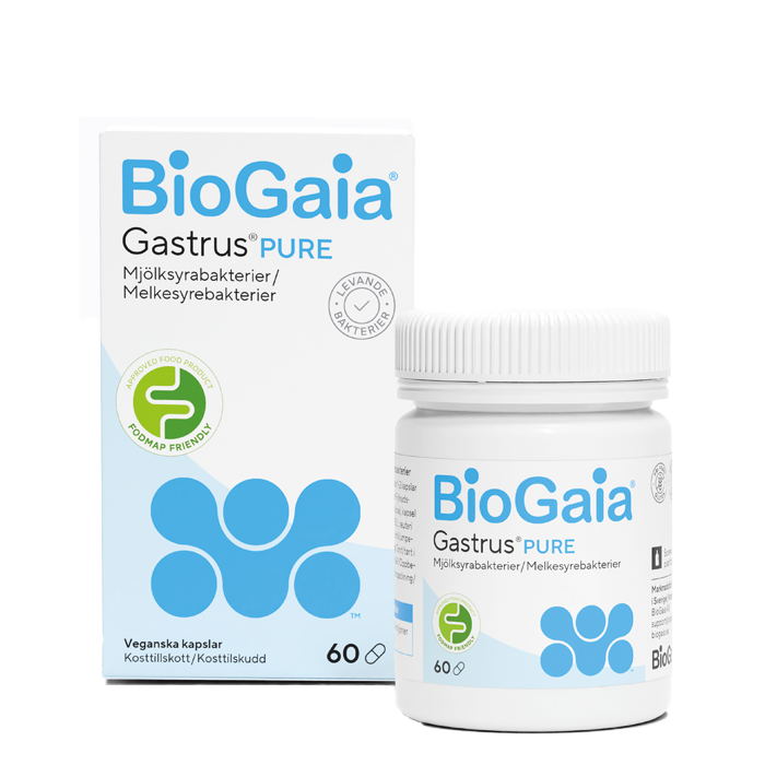 BioGaia Gastrus PURE 60 kapslar