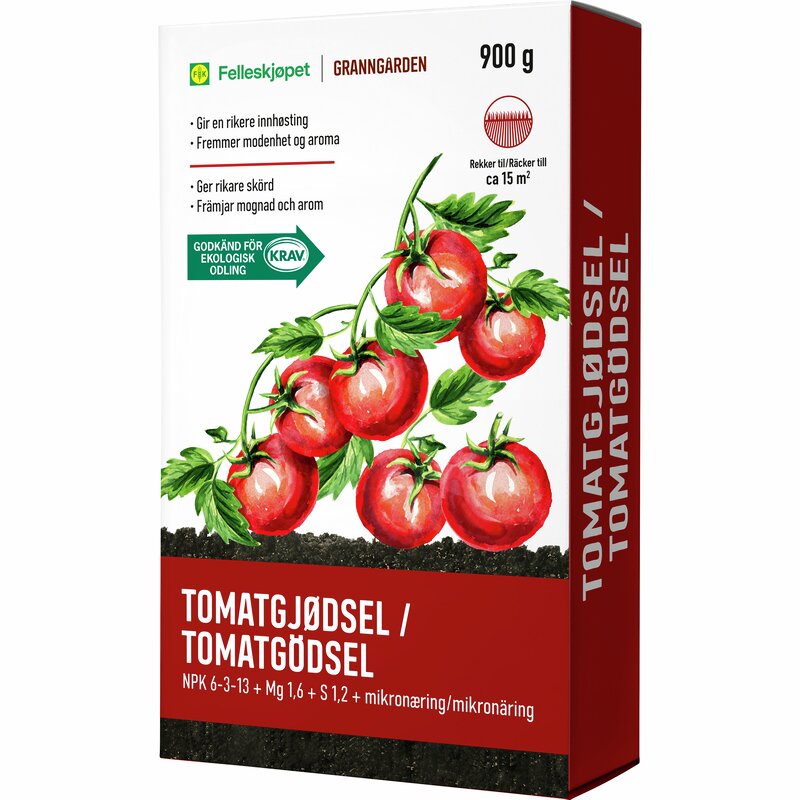 Granngården Tomatgödsel KRAV 900 g