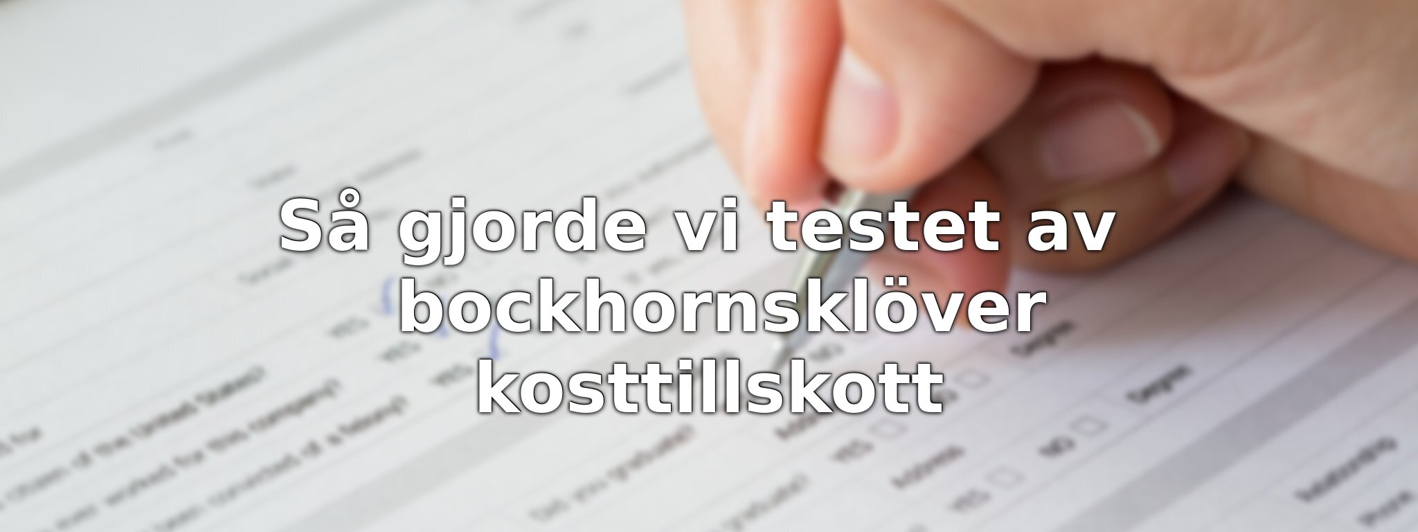 Så har vi bedömt bockhornsklöver i kapsel och tablett