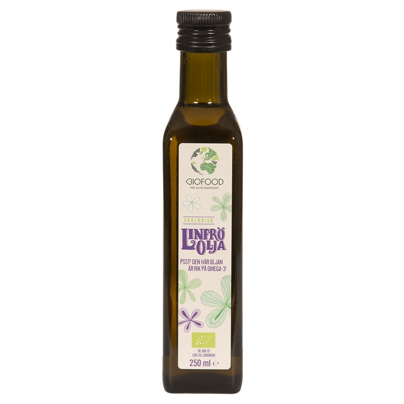 Biofood Linfröolja Kallpressad 250 ml