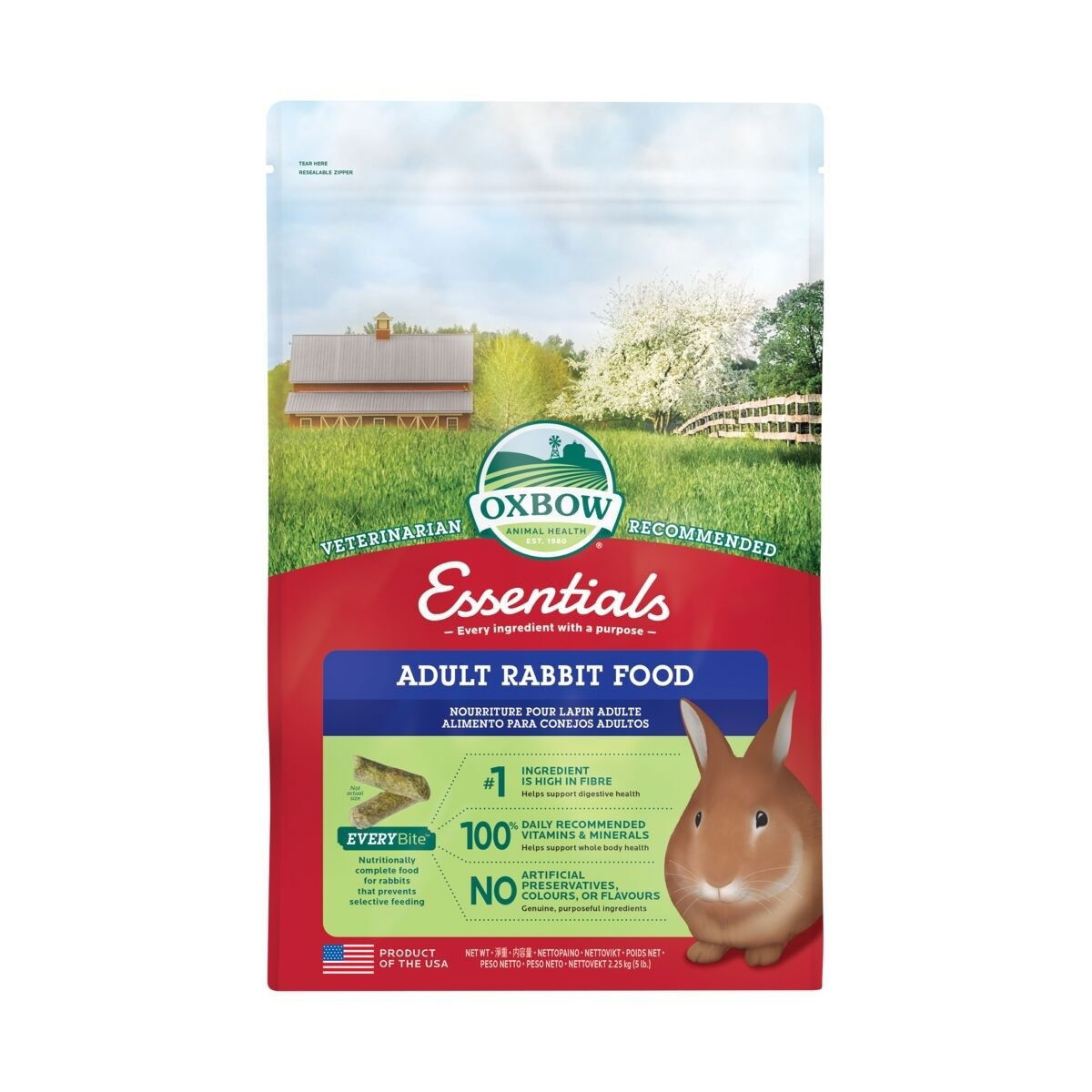 Oxbow Essentials Adult Rabbit 2,25 kg