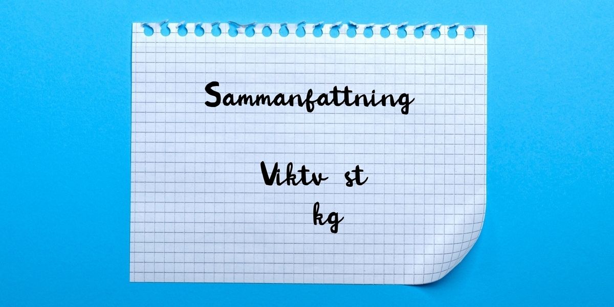 Sammanfattning