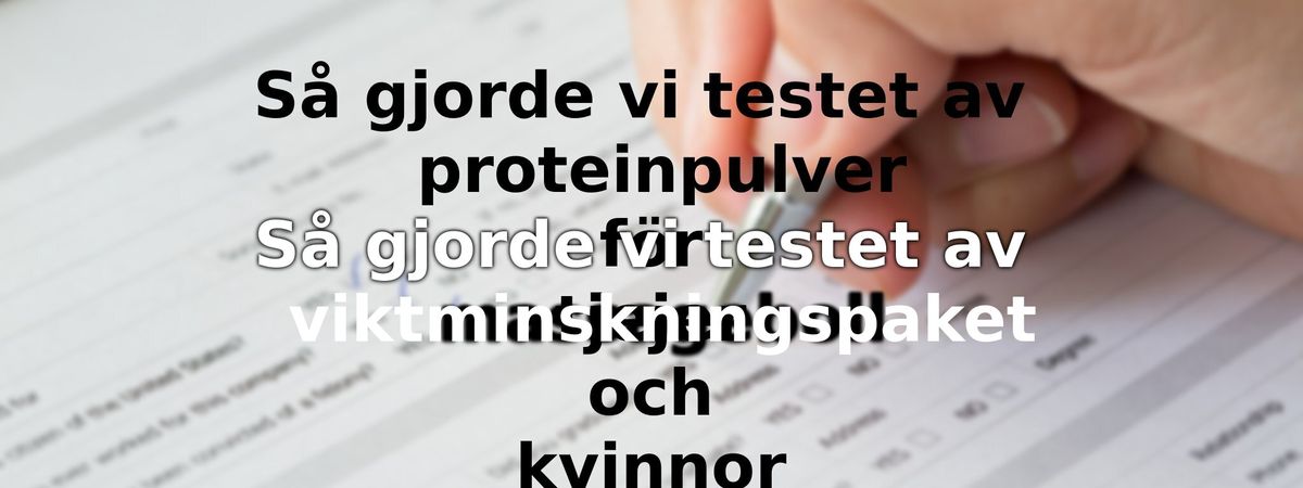 Så har vi jämfört viktminskningspaketen