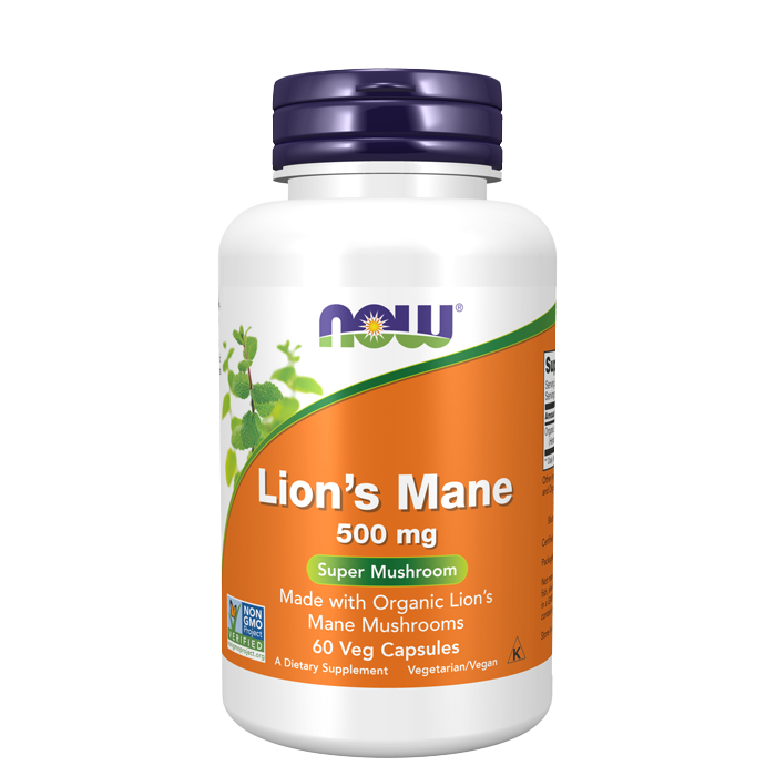 Now Foods Ekologisk Lions Mane 60 kapslar