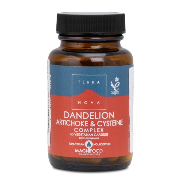 Terranova Dandelion, Artichoke & Cystein Complex 50 kapslar