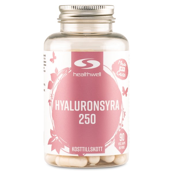 Healthwell Hyaluronsyra 250, 90 kapslar