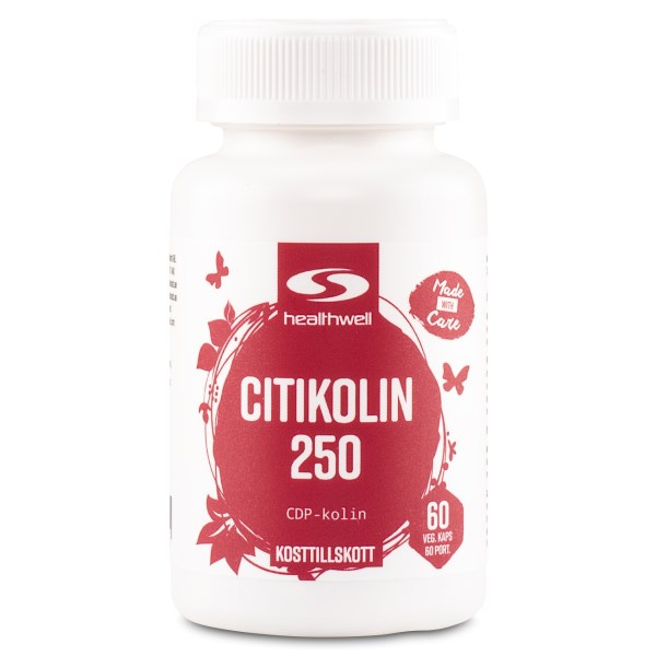 Healthwell Citikolin 250 60 kapslar
