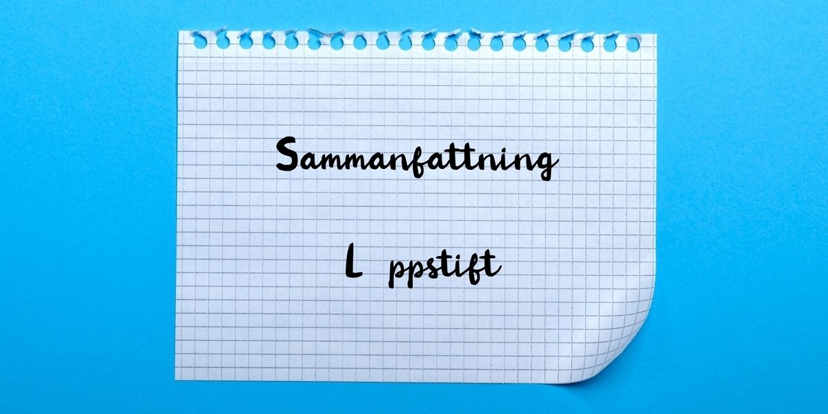 Sammanfattning