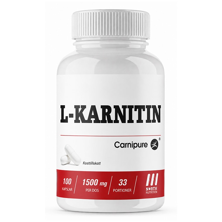 North Nutrition L-Karnitin 100 kapslar