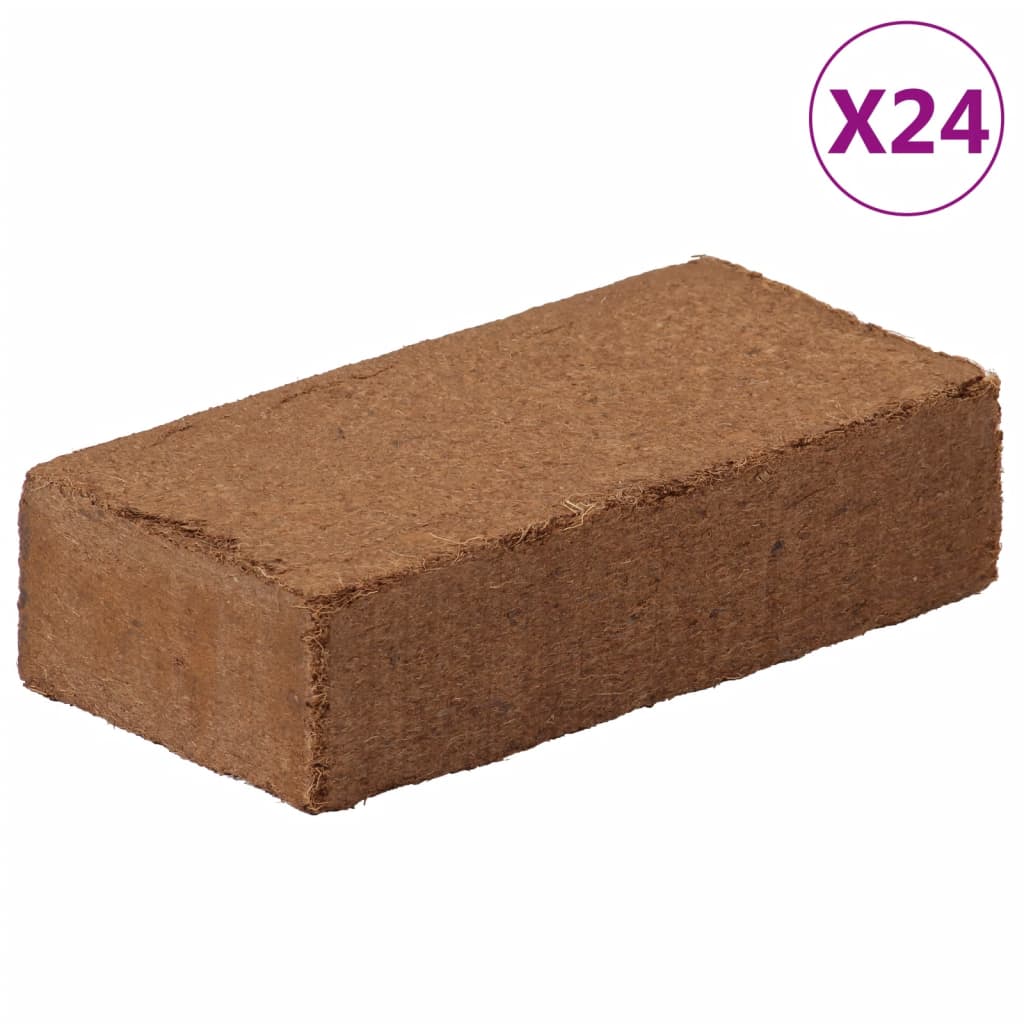 vidaXL kokosblock 24 × 650 g