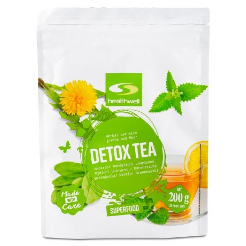 Healthwell Detox Te (200 g pulver)