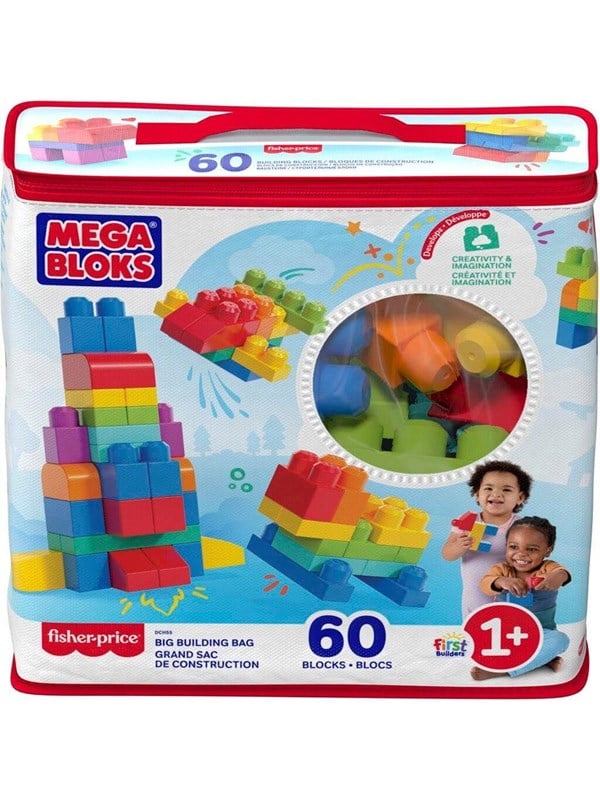 Mega Bloks First Builders Stor byggväska 60 delar