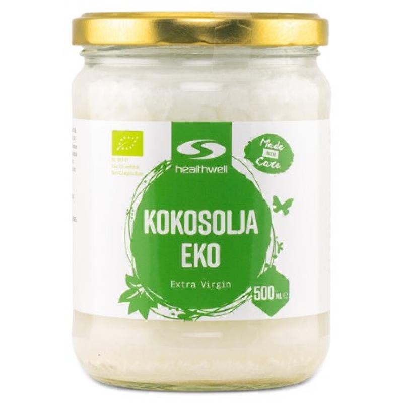 Healthwell Kokosolja Extra Virgin EKO 500 ml