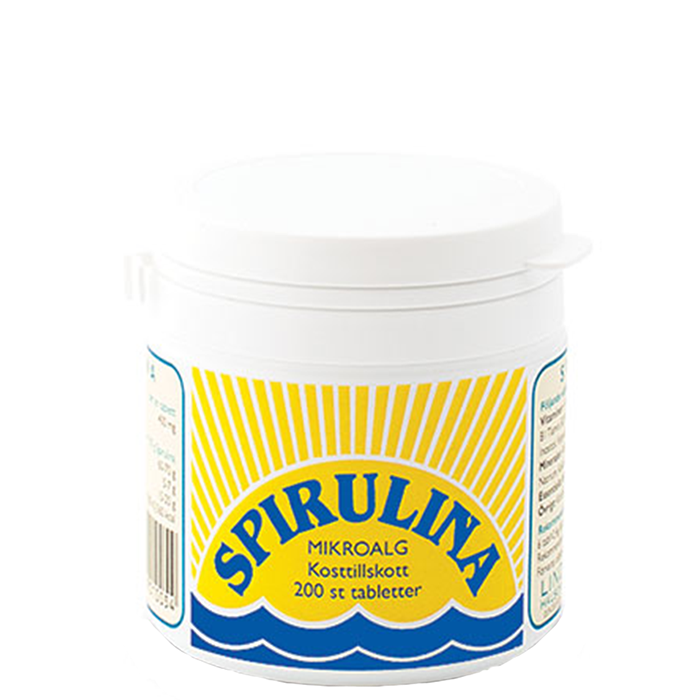 Lindroos Spirulina Tabletter 400 mg 200 st
