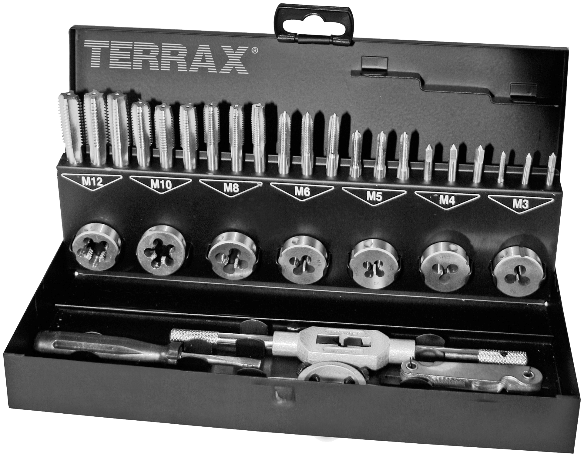 RUKO Terrax Gängverktygssats 31 delar M3–M12
