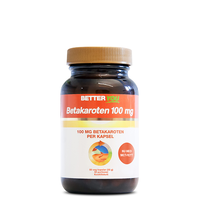 Better You Betakaroten 100 mg, 50 kapslar
