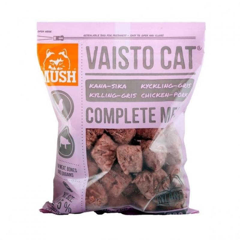 Mush Vaisto Cat Kyckling-Gris 3 kg