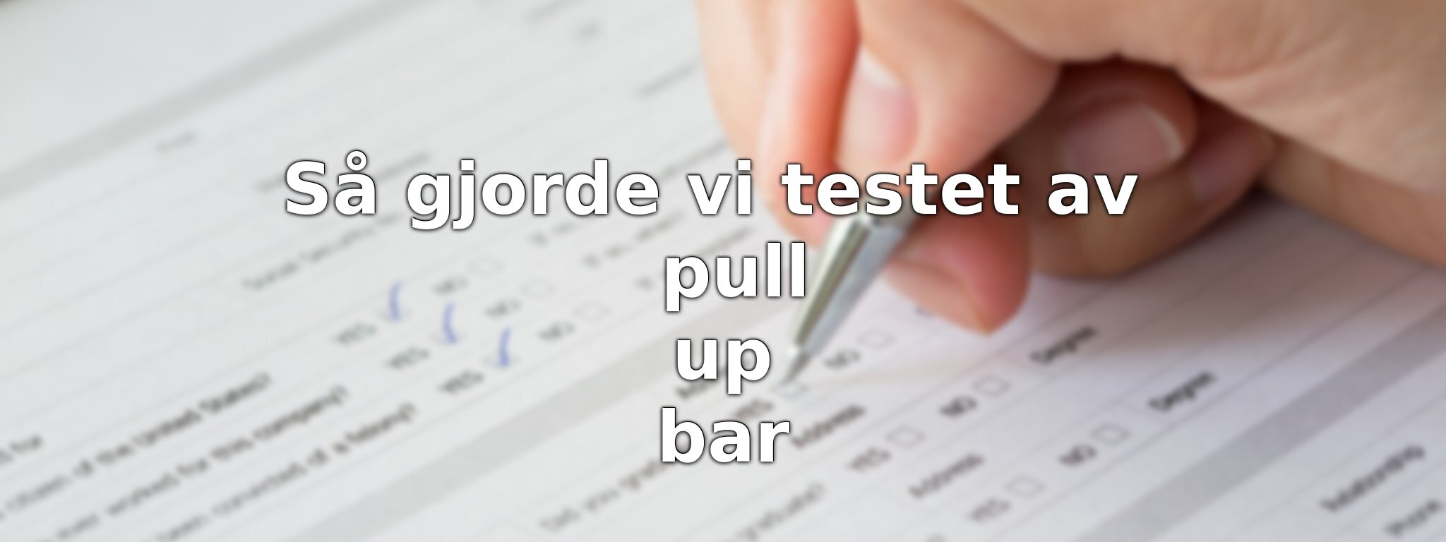 Så har vi jämfört pull up bars