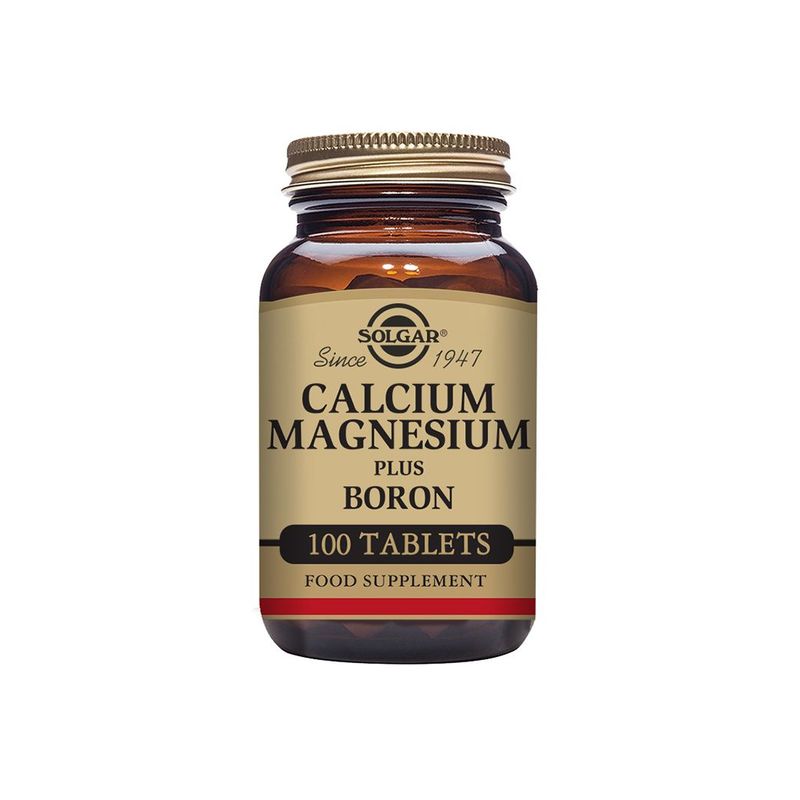 Solgar Calcium Magnesium plus Boron, 100 tabletter