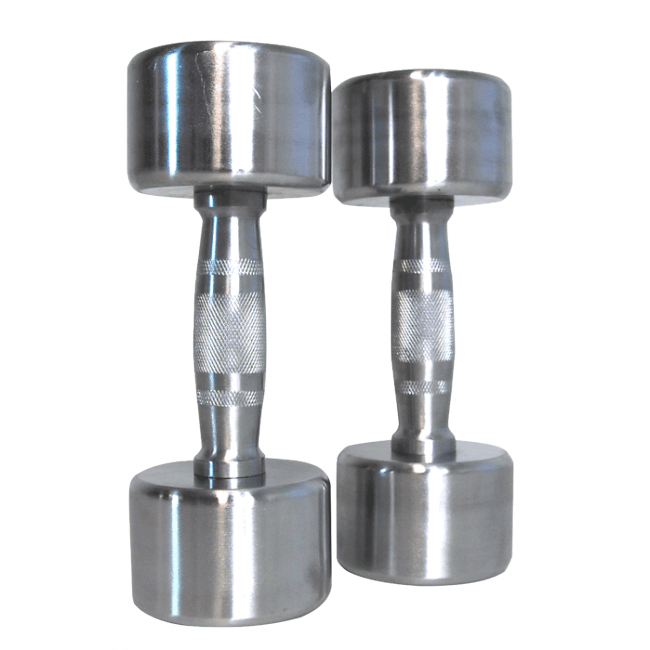 FitNord kromade hantlar PRO 2 x 10 kg (par)
