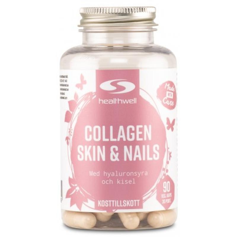 Healthwell Collagen Skin & Nails 90 kapslar