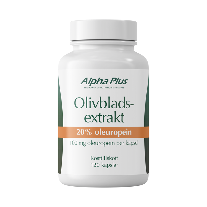 Alpha Plus Olivbladextrakt 120 kapslar