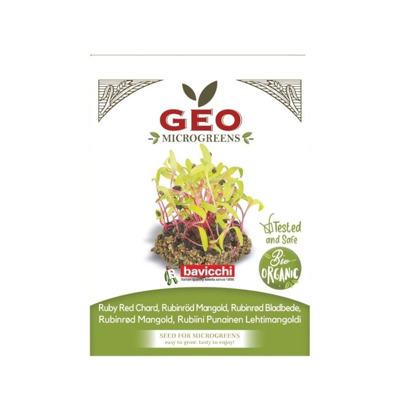 GEO Rödbeta Ruby Red Microgreens EKO 15 g