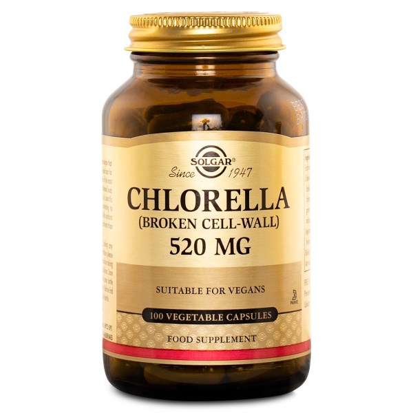 Solgar Chlorella 100 kapslar