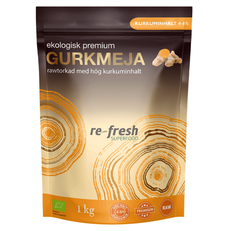 Re-fresh Superfood Gurkmejapulver EKO 1 kg