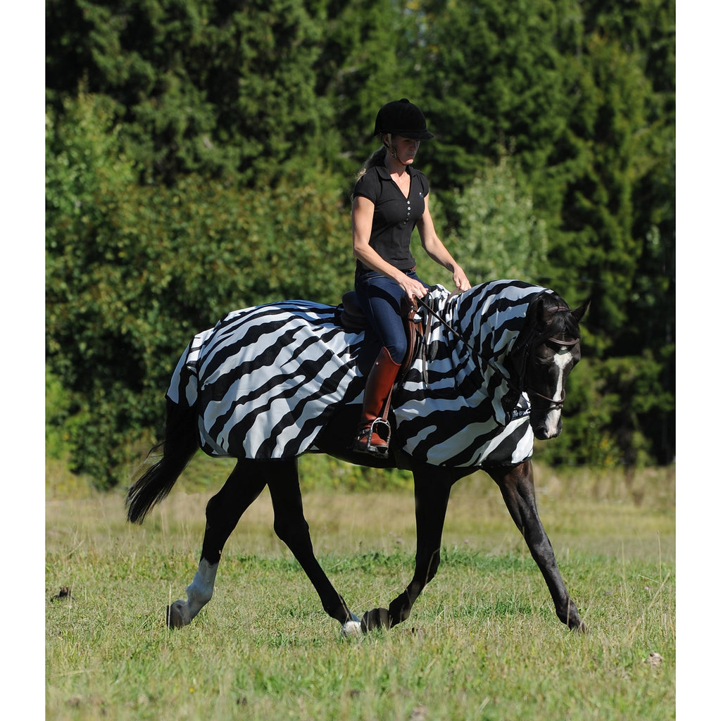 Bucas Buzz-Off Riding Zebra