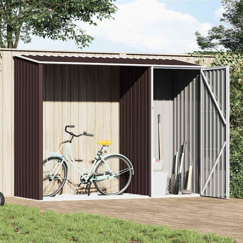 vidaXL Vedskjul 2-i-1 245 × 98 × 159 cm