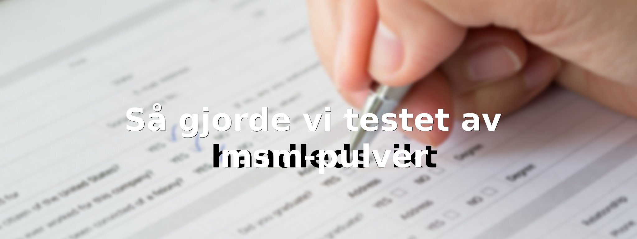 Så testade vi proteingröt