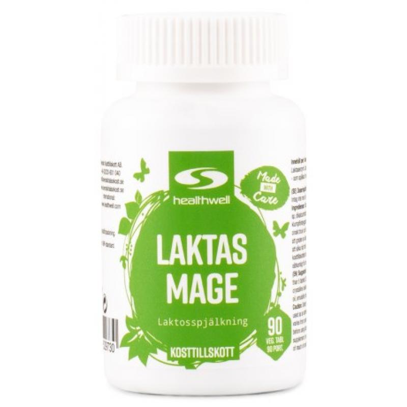 Healthwell Laktas Mage 90 tabletter