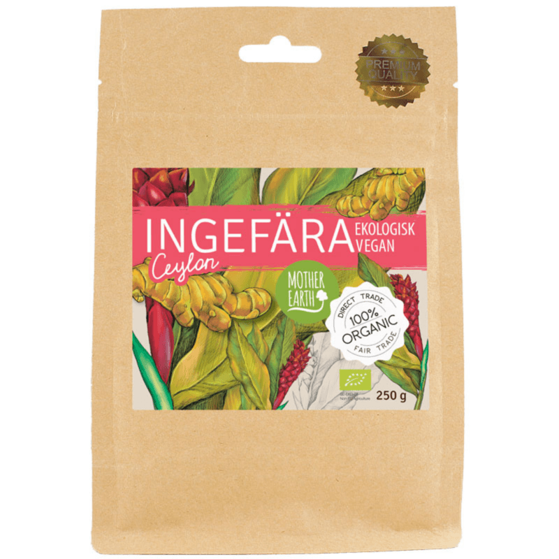 Mother Earth Ingefärapulver Premium EKO 250 g