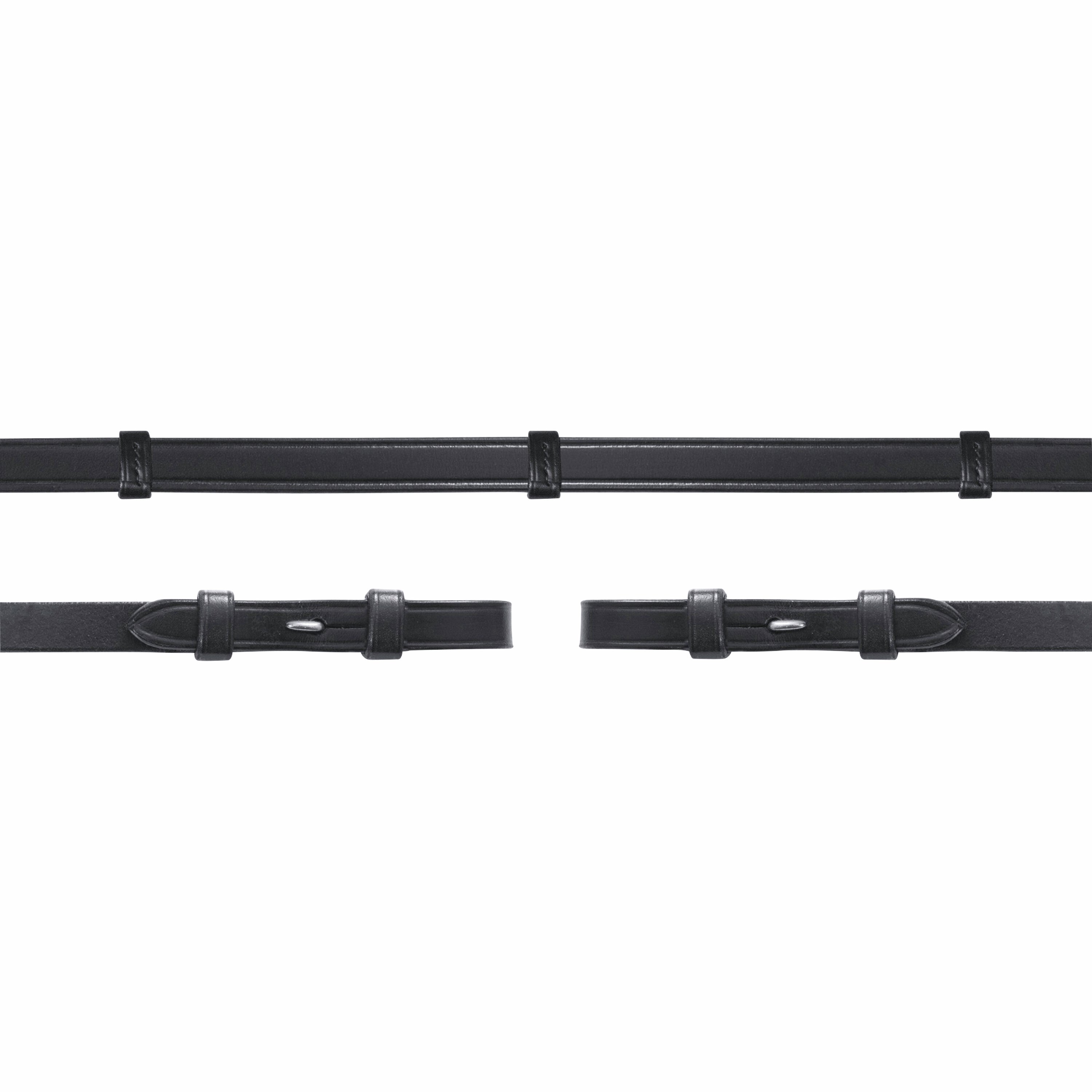 Schockemöhle Sports lädertygel 16 mm, svart