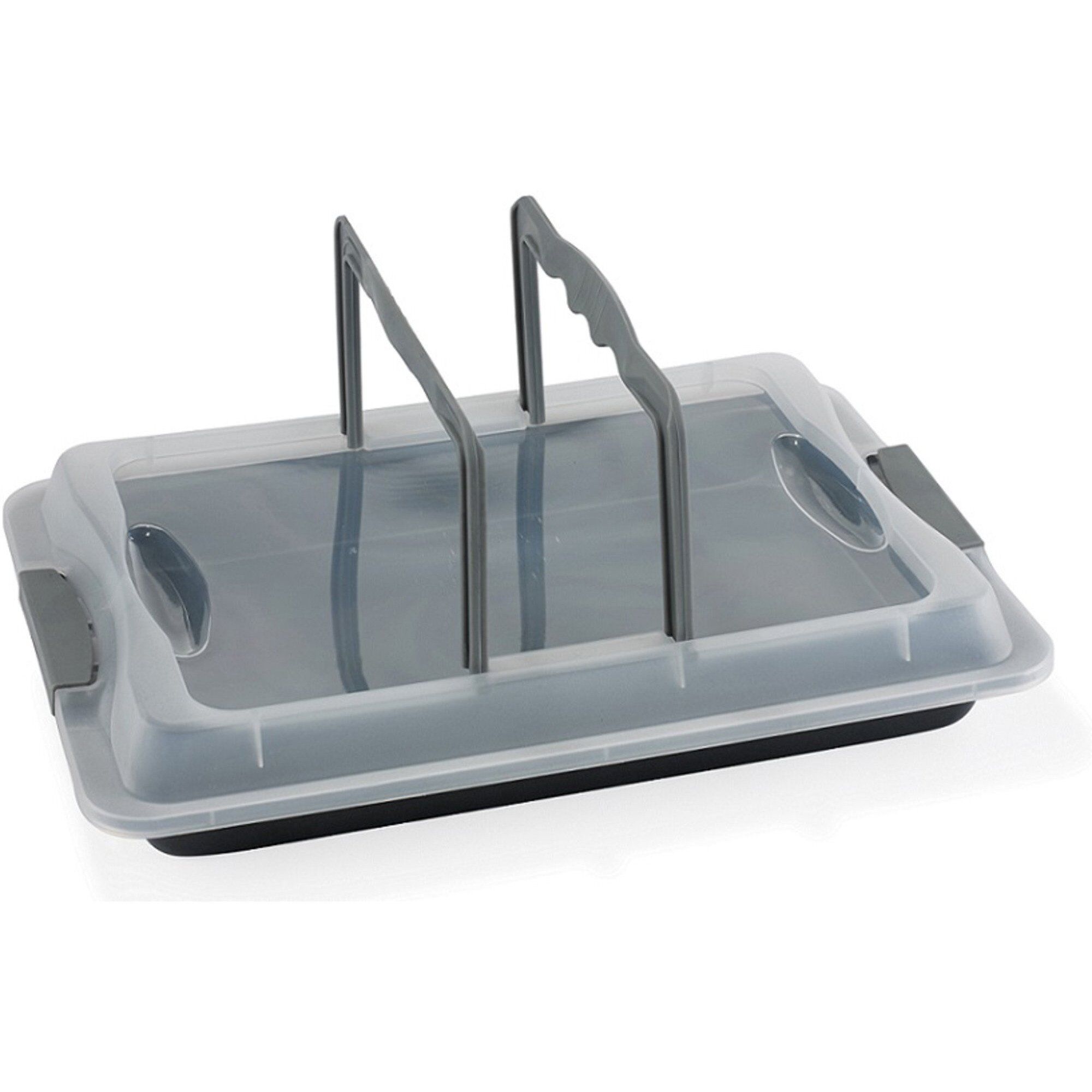 Funktion ugnspanna med lock 42 × 29 cm