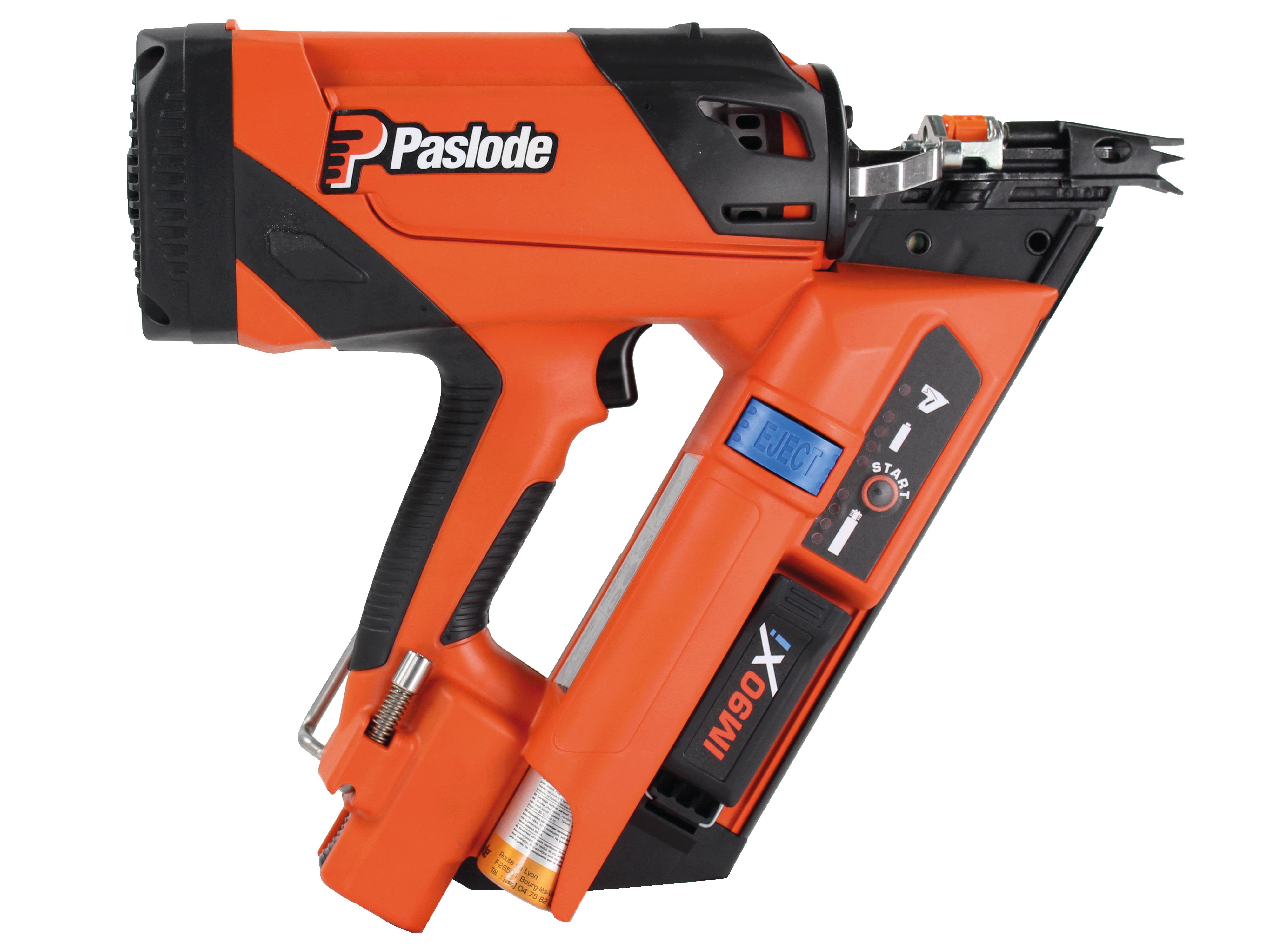 Paslode IM90Xi Li (gas, med batteri och laddare)