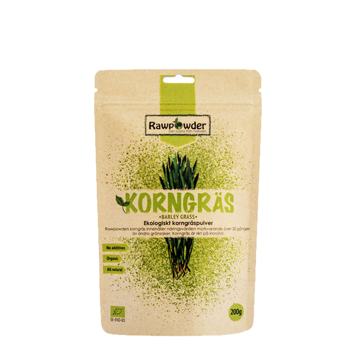 Rawpowder Ekologiskt Korngräs 200 g
