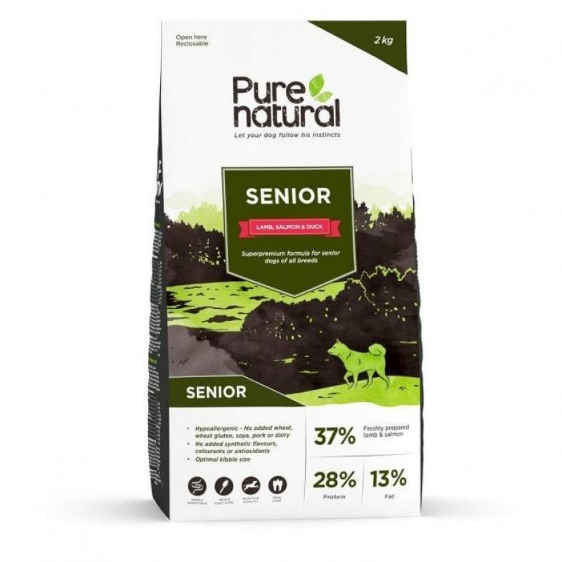 Purenatural Dog Senior Lamb, Salmon & Duck 2 kg