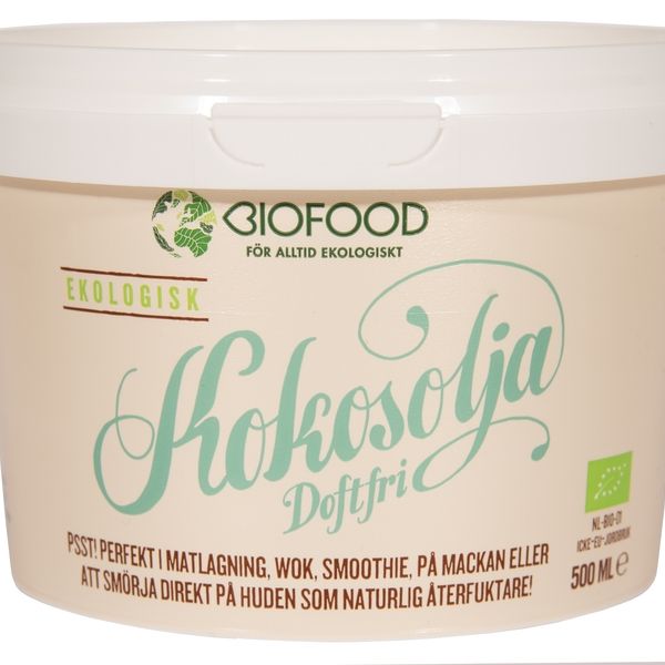 Biofood Kokosolja doftfri EKO 500 ml