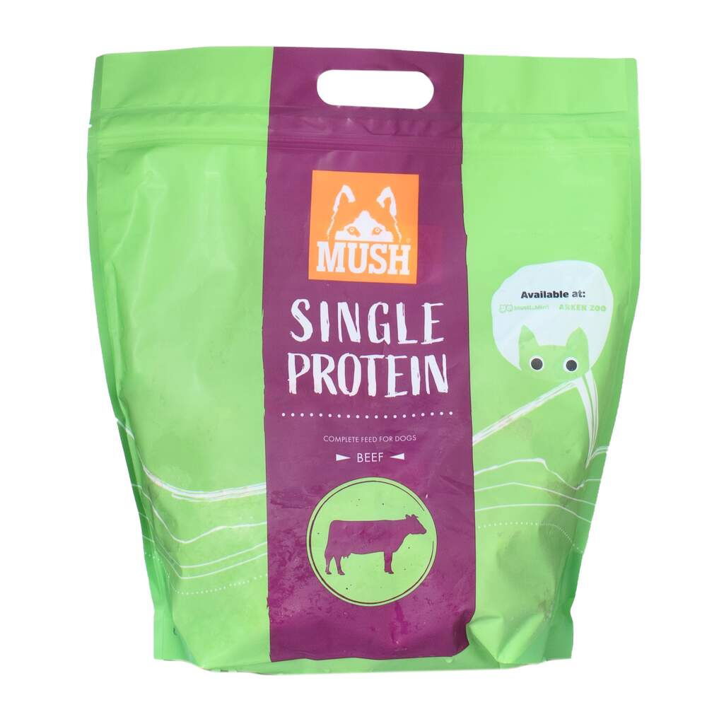 MUSH Single Protein Nöt 4 × 2 kg