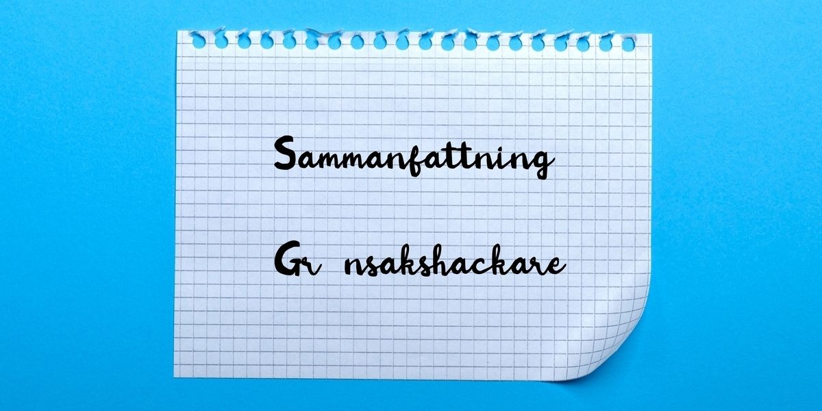 Sammanfattning