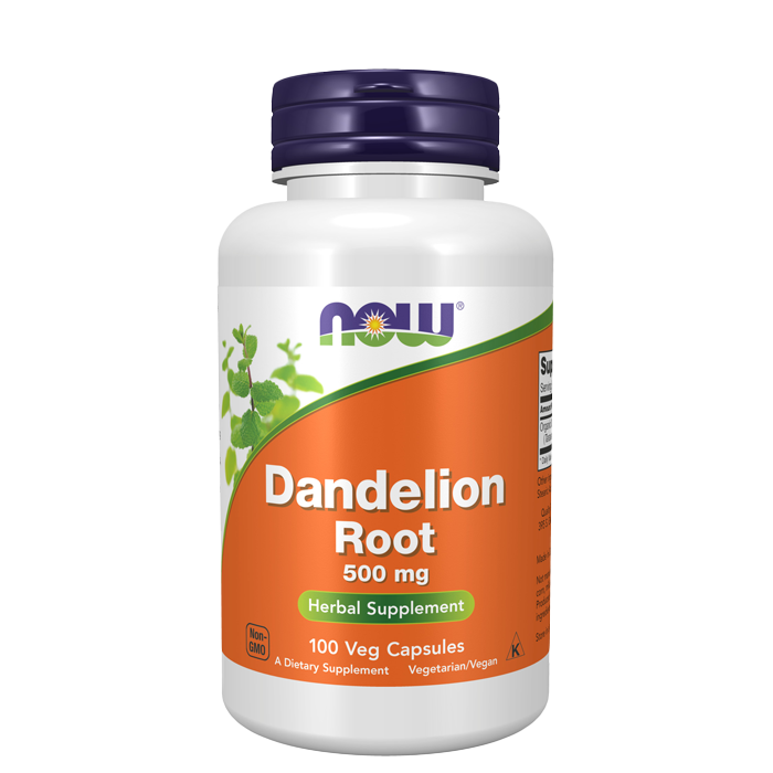 Now Foods Maskrosrot 500 mg 100 kapslar