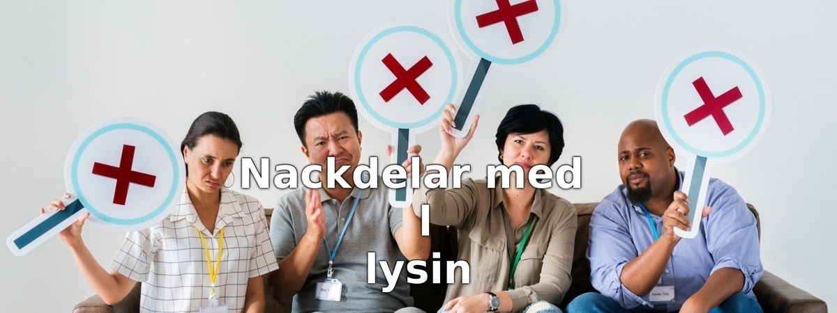 Nackdelar med L-lysin