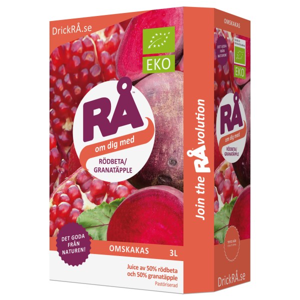 RÅ Rödbeta/Granatäpple EKO 3 l