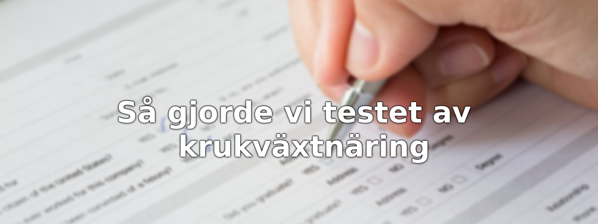 Så testade vi krukväxtnäring