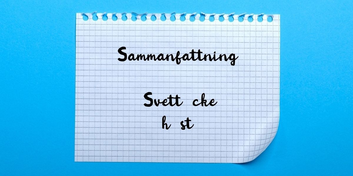 Sammanfattning